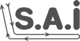 SAI logo noir et blanc